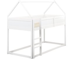 DIENNE - Kinderbed - Wit - 90 x 200 cm - Dennenhout