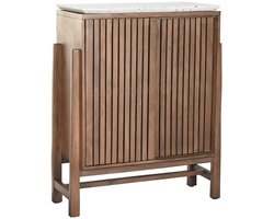 Dientafel Home ESPRIT Acacia Terrazzo 80 x 40 x 110 cm