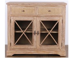 Dientafel Home ESPRIT Bayurhout 100 x 45 x 90 cm