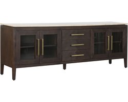 Dientafel Home ESPRIT Marmer Mangohout 200 x 40 x 70 cm