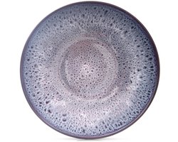 Diep Bord Keramiek Paars 20,5 cm, 900 ml - Soepbord - Diepe Borden - Pastabord