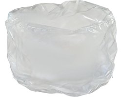 Dieren Stoel - Opbergstoel Speelgoed - Speelgoed Opbergen - Waterdichte Zitting - 71 x 60 x 79 cm - Transparant