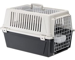 Dierenbuggy voor kleine honden en katten - max 12 Kg - ATLAS 30 OPEN - met kussen en drinkbak - dak te openen - Ferplast