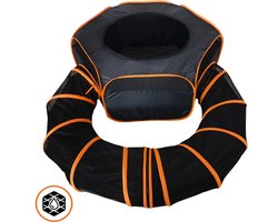 Dierenhuisje - Vochtwerende en wasbare mat - Opvouwbaar - Speelhuisje hond en kat - Puppyren - Hondenren - Kattenren - Huisdier - Speelhuis