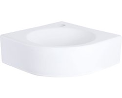 Differnz Cleo Hoekfontein - Keramiek wit - 30 x 30 x 10 cm