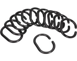 Differnz - Douchegordijnringen - C-minor - Zwart