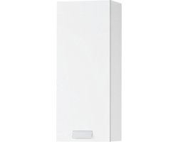 Differnz Fabulous Bovenkast - Badkamerkast voor de Badkamer - MDF met FSC-keurmerk - Praktische Opbergkast met Deur en Softclose Sluiting - Afmetingen 75 x 30 x 20.5 cm - Kleur Wit