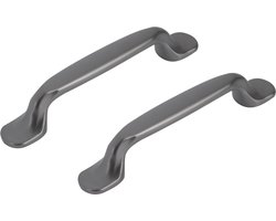Differnz Groningen meubelgreep - 96 mm - gun metal