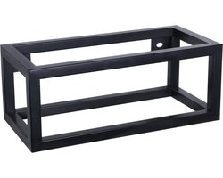 Differnz Handdoekrek Voor fontein 37.5 x 18.5 cm powder coated steel zwart