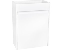 Differnz Hura L meubel - links/rechts - knock down - FSCÃ‚Â® - 40 cm - wit
