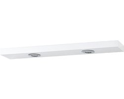 Differnz koof 70x2x20cm met spiegel MDF Wit