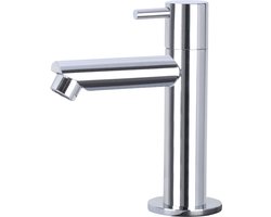 Differnz koudwaterkraan - recht - chroom