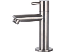 Differnz koudwaterkraan - recht - mat chroom