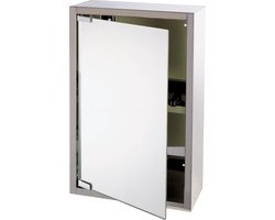 Differnz Look Spiegelkast - 51 x 38 x 18 cm - RVS