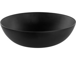 Differnz Slim waskom - Ã˜ 29 cm - keramiek - mat zwart