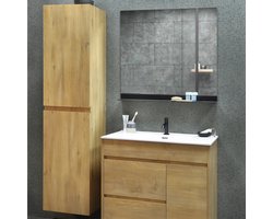 Differnz Sofie hoge kast 170 cm links/rechts eiken