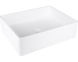 Differnz Solid wastafel – opbouw – 48.5 x 38 x 14 cm – wit