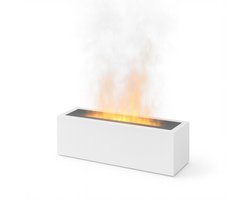 Diffuser - Aroma Difussers - Vlameffect - Geurverspreider - Luchtbevochtiger - Aromatherapie - Led lamp - kleuren - Verstuiver etherische olie - Vernevelaar - 200ml Slaapkamer- Kantoormeubel