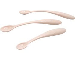 Difrax Babyvoeding Lepels 3+ Maanden - Roze, Geheel melamine vrij
