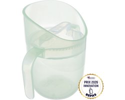 Difrax LOVI Genius Oefenbeker - 130 ml/ 150ml - Groen - 1 Stuk