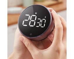 Digi-disc timer, magnetisch met draaischijf