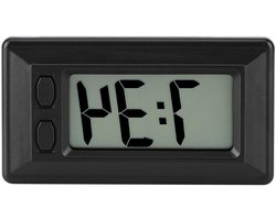 Digitale Dashboard Klok voor Auto's en Vrachtwagens, LCD Klok met Tijd- en Dagweergave, Compacte Elektronische Klok voor Auto-accessoires en Interieurdecoratie