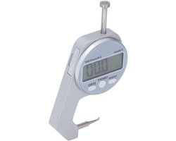 Digitale Diktemeter - Precisie Meter - Zachte Materialen Meten - Hoge Resolutie 001 Mm - 0-20 Mm - Zilver