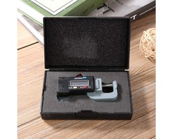Digitale Diktemeter voor Sieraden en Papier, Roestvrijstalen Meetinstrument met Groot Display en Nauwkeurige Metingen