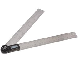 Digitale Hoekmeetlat 300 mm voor Nauwkeurige Hoekmetingen in Houtbewerking en Bouw