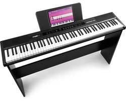 Digitale piano in meubel - MAX RhapsodyDP88P Piano Keyboard 88 toetsen - Met sustainpedaal