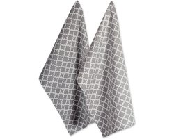 DII Quick Dry Theedoeken - Set van 2 - Grijze Keukenhanddoeken