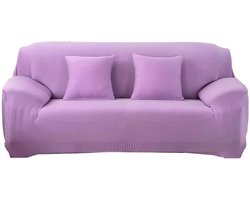 Dikke bankhoezen voor bankhoezen voor sofa, stretch, jacquardbank, slipcover voor woonkamer, hond, huisdiermeubelbeschermer (loveseat, paars)