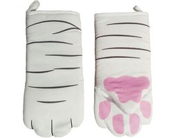 Dikke en hittebestendige ovenwanten, antislip bakhandschoenen voor koken en bakken, set van 2 voor optimale bescherming
