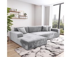 Dikke fluwelen bankovertrek, L-vorm, stretch bankovertrek, universele bankovertrek, super zachte pluche bankovertrek, luxe bankovertrek (L-vormige hoekbank vereist twee) - bankovertrek,