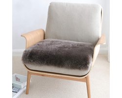 Dikker Pluche/Stoel Kussen, Antislip Vierkante Kruk/Stoel Pad/Cover, Warme Wol/Zitkussens/Fit Thuiskantoor Keuken Sofa Stoelen-D 45x45cm (18x18inch)