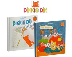 Dikkie Dik boeken - 2 voorleesboeken van Dikkie Dik - Voordeelbundel: Welterusten + ijskoud - Hardcover - Voorleesboek baby/peuter - 0 jaar / 1 jaar / 2 jaar / 3 jaar