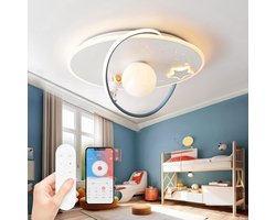 Dimbare Astronaut Kinderlamp - Modern Plafondverlichting - 1 stuk - Multicolor
