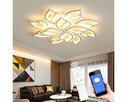Dimbare LED Plafondlamp met Afstandsbediening | Kleurveranderende Plafondverlichting voor Woonkamer en Slaapkamer