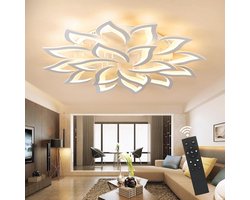 Dimbare LED Plafondlamp met Afstandsbediening voor Woonkamer en Slaapkamer - Moderne Kleurverandering