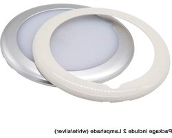Dimbare LED plafondlampen voor RV boot - 12V 24V - 15cm - warmwit - 24W 800LM - IP67 - vervanging binnenverlichting