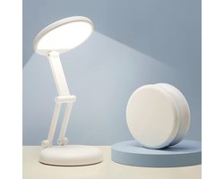Dimbare LED Tafellamp - Draagbare Oplaadbare Batterijlamp voor Slaapkamer en Bureau