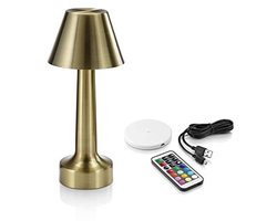 Dimbare LED-tafellamp met kleurverandering en afstandsbediening - Perfect voor nachtkastjes en eetruimtes