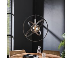 Dimehouse Hanglamp Industrieel Galaxy 1-lichts Open Zwart 1-lichts - Metaal - Industrieel