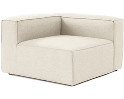 Dimehouse Hoek element links modulaire bank Fora ecru - Linnen - Modern - 107 x 66 x 105 cm