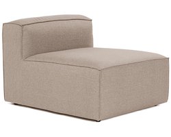 Dimehouse Lounge Element modulaire bank Fora bruin - Linnen - Modern - 83 x 66 x 105 cm