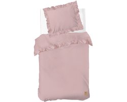 Dindi Home Dekbedovertrek Candy Clouds - 140x220 - 100% katoen - Roze