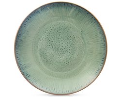 Dinerbord Keramiek Groen 27 cm - Borden - Bord