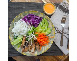 Dinerservies 12 delig. 4x Dinerborden/dessertborden/diepe borden."Hawaii" ivoor met grijze bladeren. Vaatwasser/elektrische oven/magnetron/diepvriezer/voedselveilig