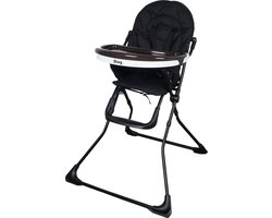 Ding Nemo Kinderstoel - Zwart - Kinderstoel met tafelblad en veiligheidsriempje