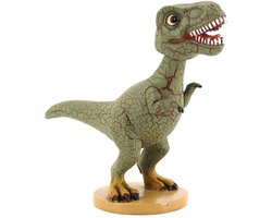 Dinosaurus Bobble Head - op standaard - Dino - Decoratie - Woonaccessoires - Beeld - 15cm Hoog
